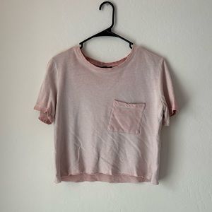 Pink short sleeve tee